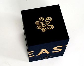 Крепкие магнитные украшения свечи подарочной коробки закрытия упаковывая черный цвет